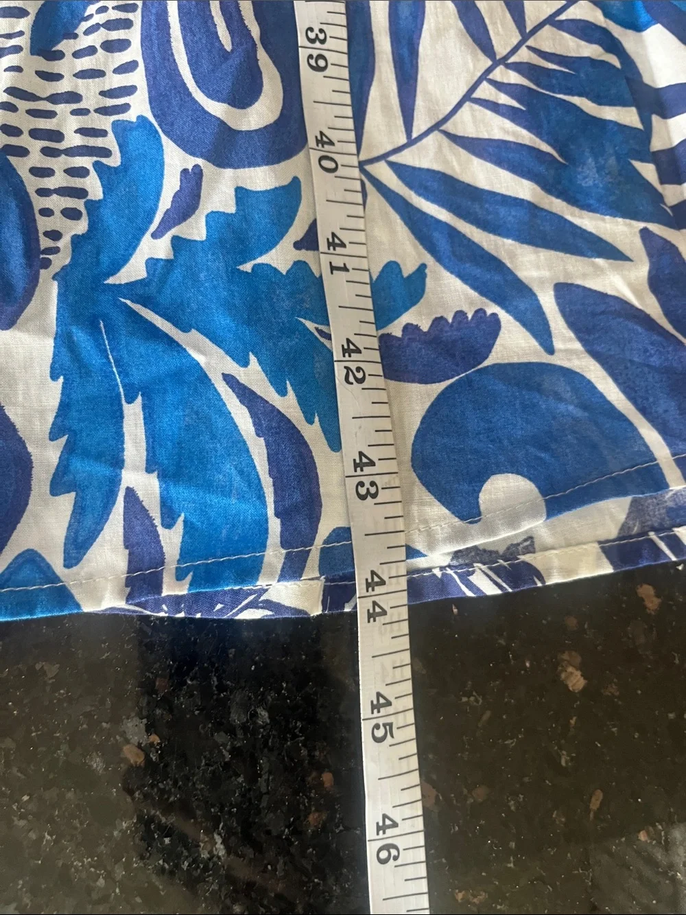 By & By Blue & White Floral Cotton Summer Dress
